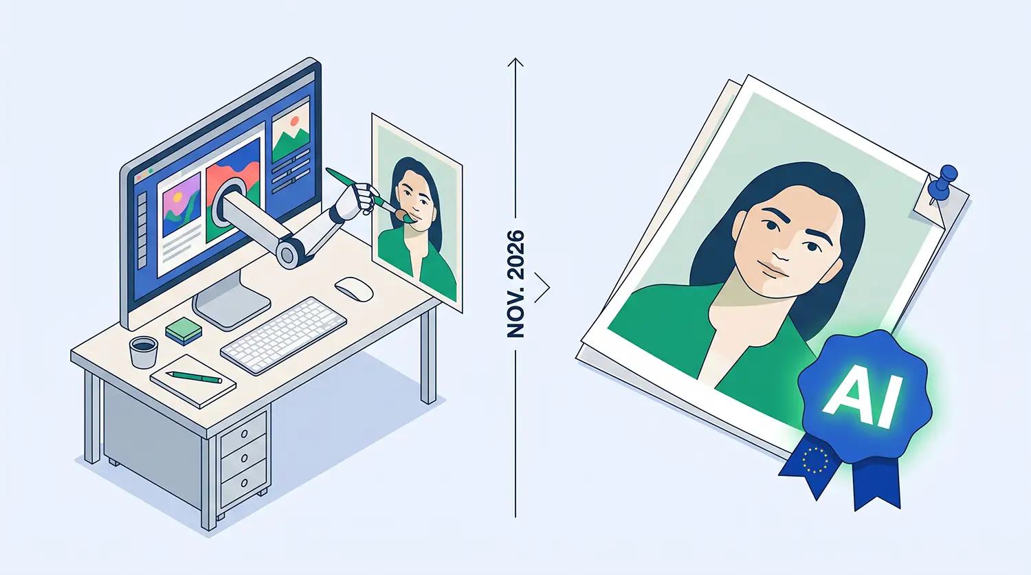 Sus imágenes y vídeos de IA deben identificarse desde noviembre de 2026: qué implica