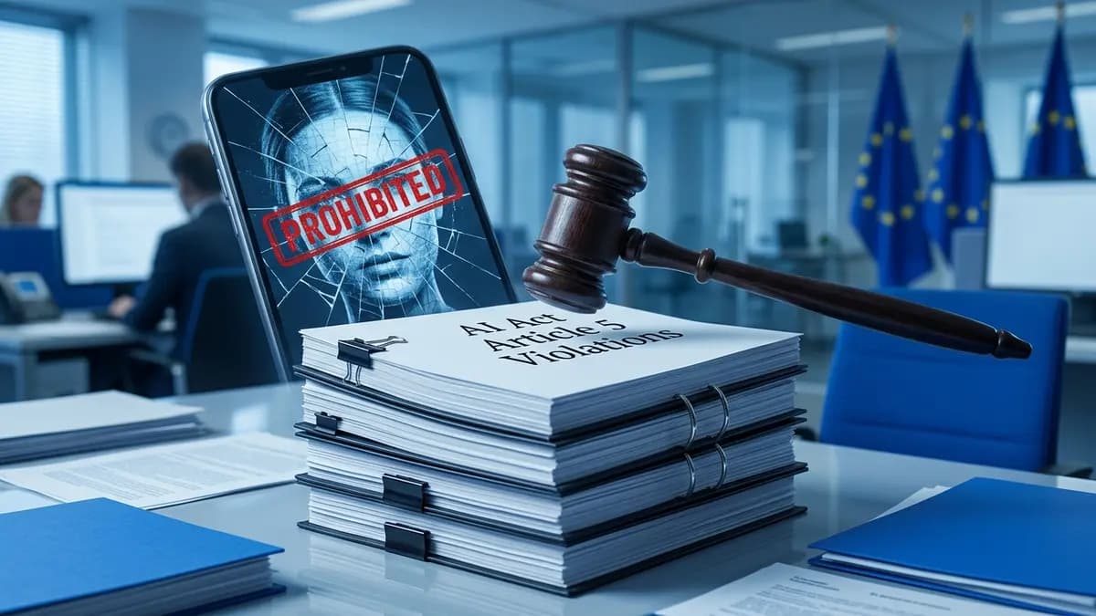 35 million euro fine: 6 AI practices banned from 2025