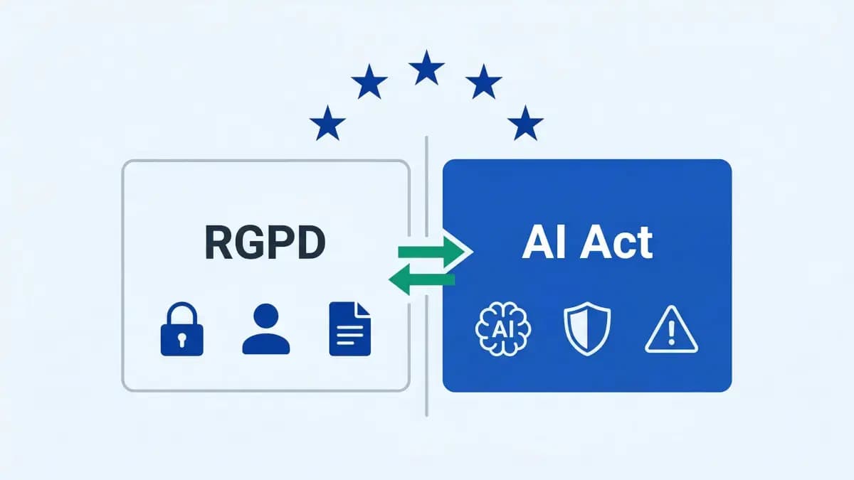 AI Act vs RGPD : comparatif complet des obligations pour les entreprises
