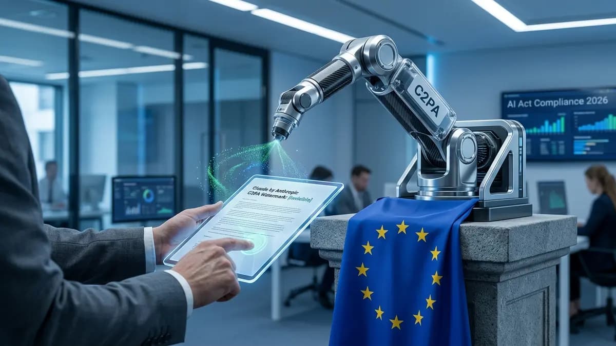 Anthropic generaliza el marcado invisible C2PA: lo que exige el AI Act desde agosto de 2026