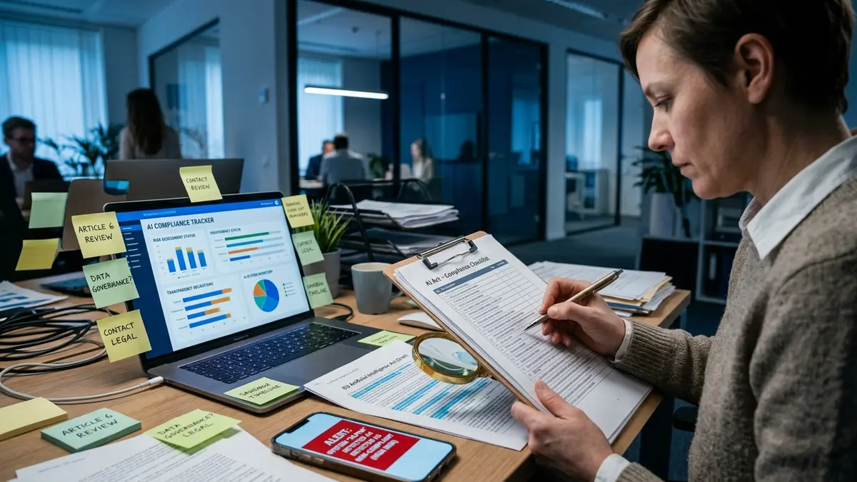 Checklist AI Act pour les PME : 10 actions prioritaires en 2026